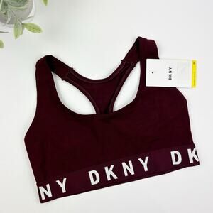 DKNY Womens Boyfriend Racerback Bralette Style-DK4519 Red Size Medium